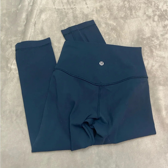 Lululemon Align Crop Leggings Mach Blue 21288 - Picture 4 of 10